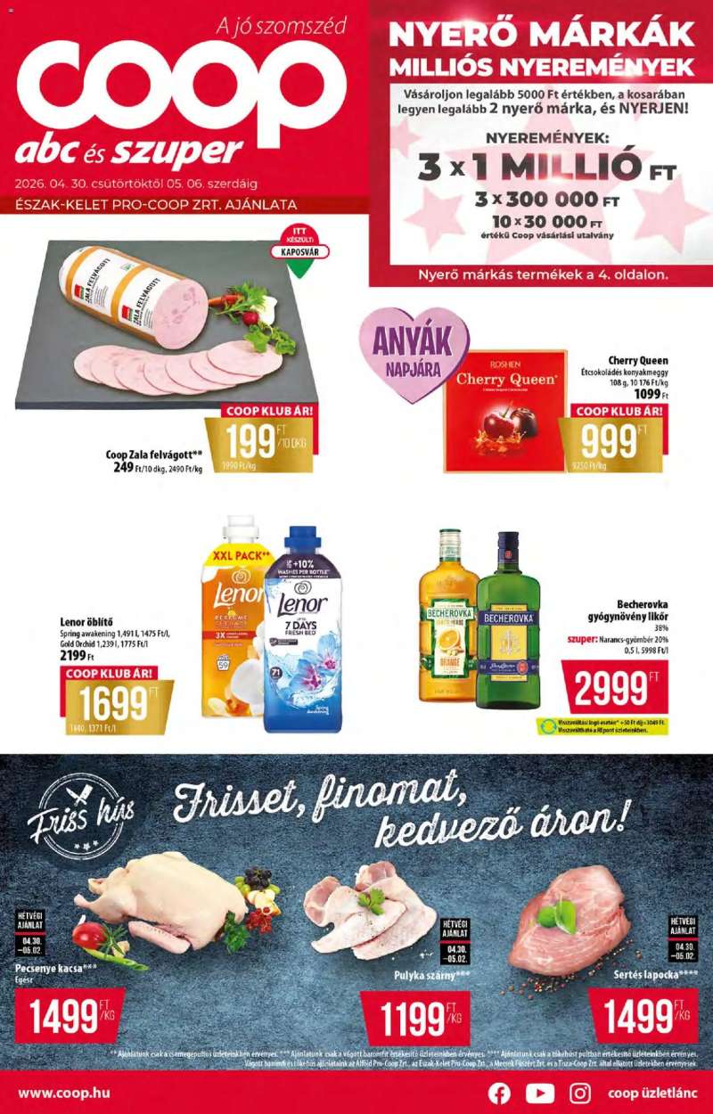 COOP COOP - Újság Észak Kelet Pro-Coop Zrt 1 oldal