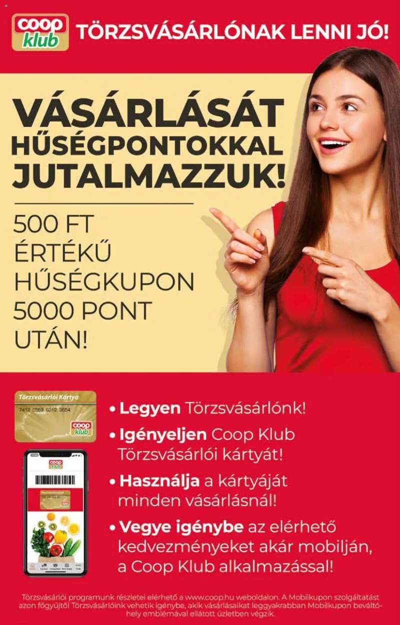 COOP COOP akciós újság 3 oldal