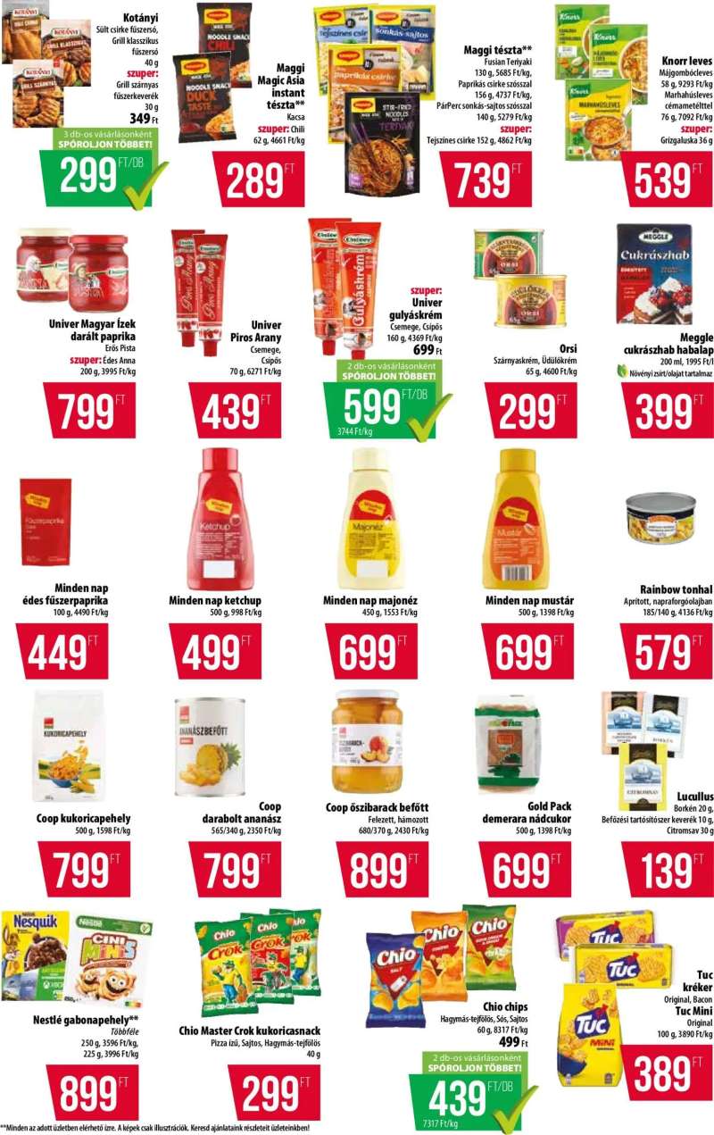 COOP COOP akciós újság 5 oldal