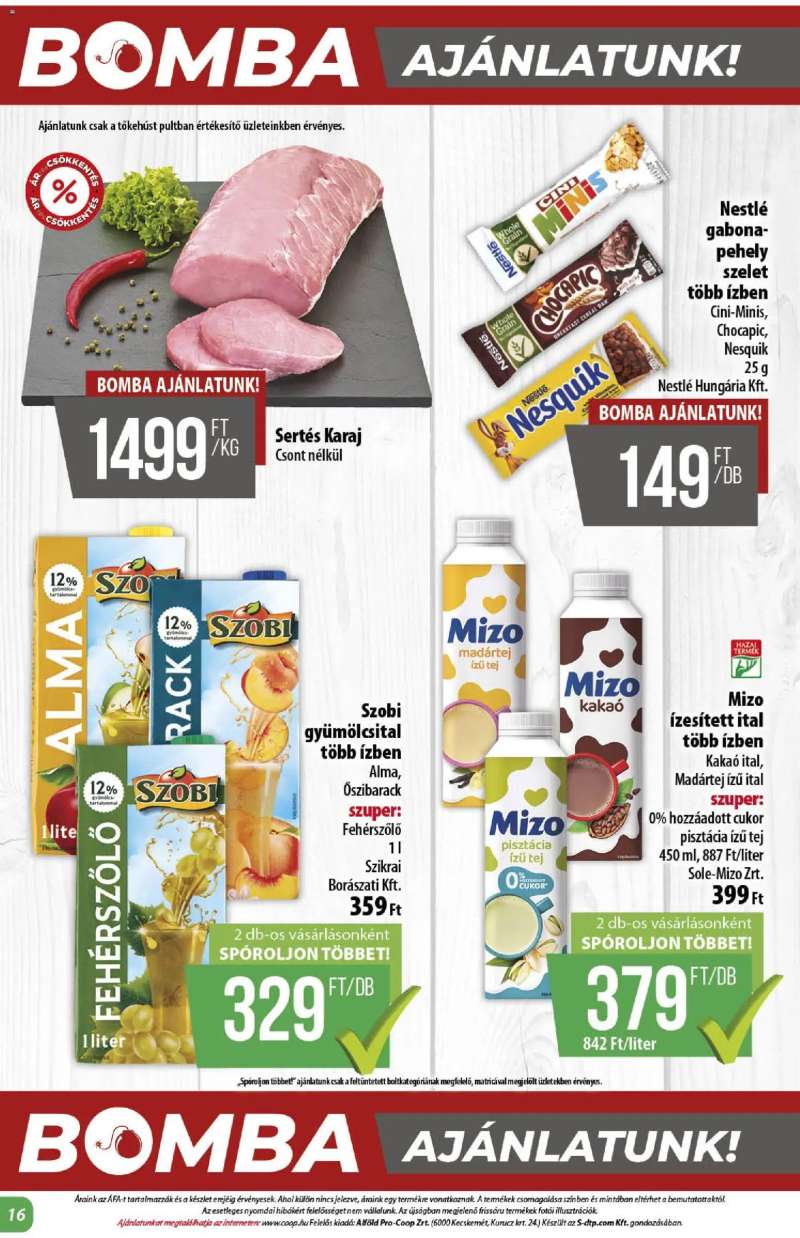 COOP COOP - Abc & szuper / Alföld Pro-Coop Zrt. 16 oldal