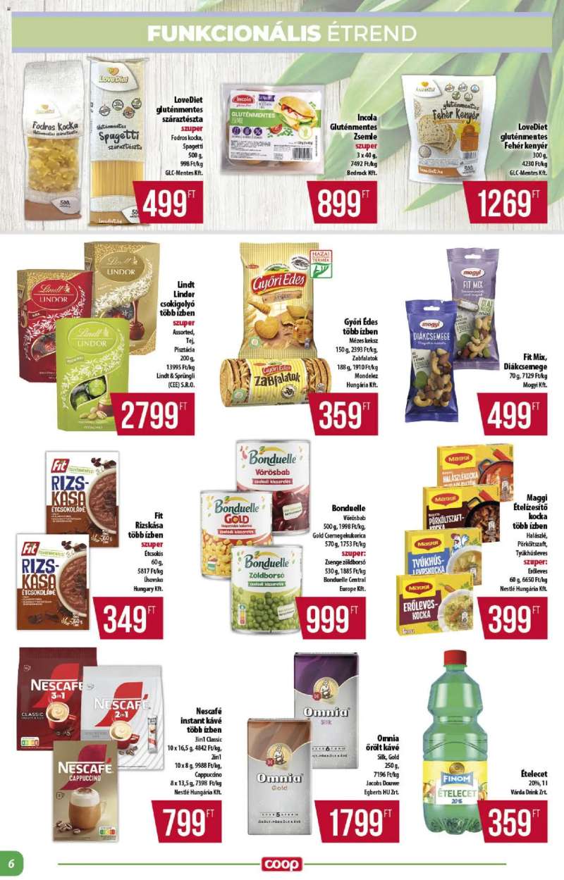 COOP COOP - Abc & szuper / Alföld Pro-Coop Zrt. 6 oldal