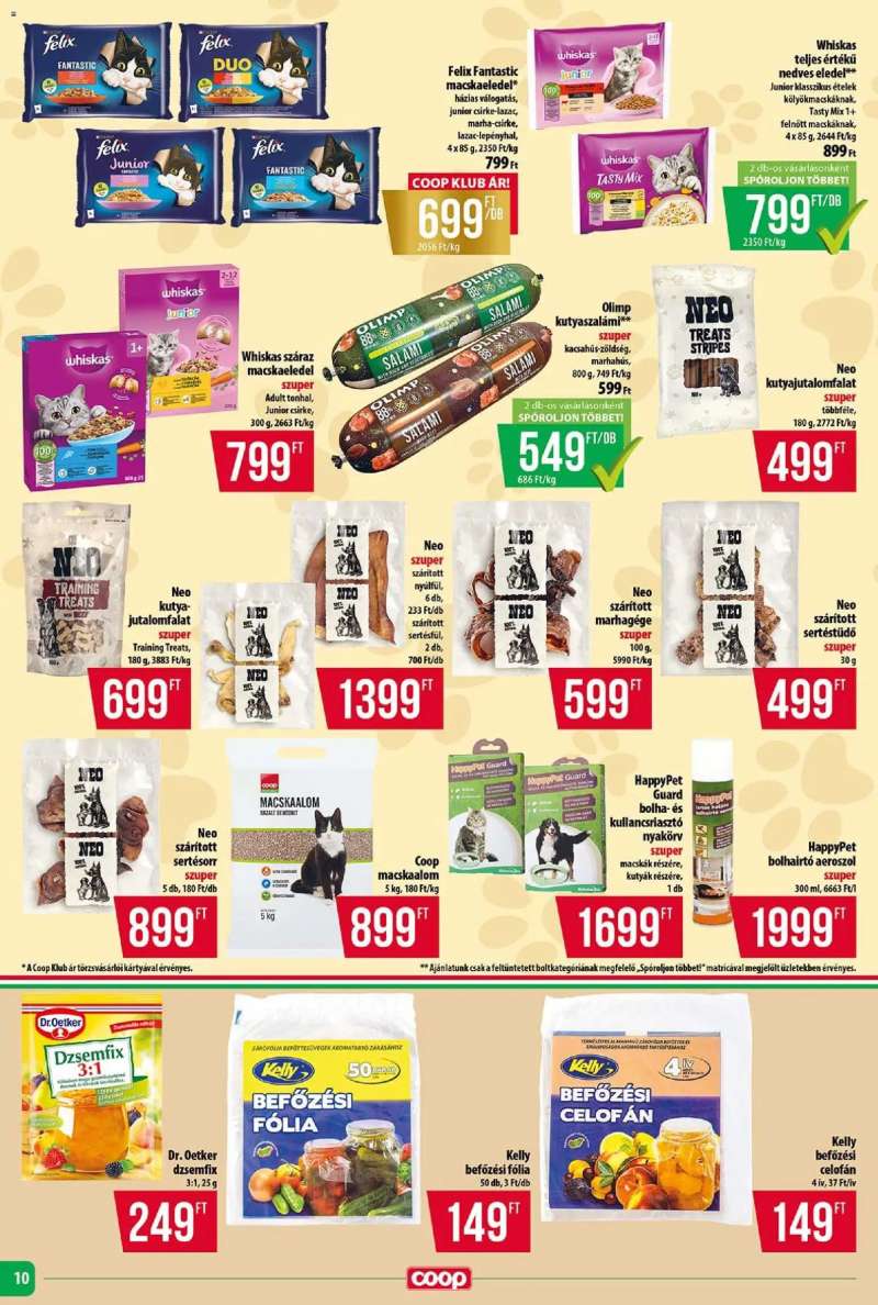 COOP COOP - Abc & Szuper / Tisza 10 oldal