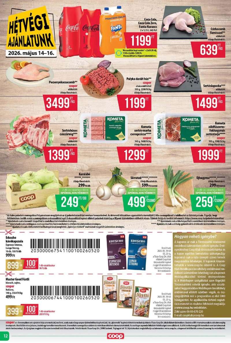 COOP COOP - Abc & Szuper / Tisza 12 oldal