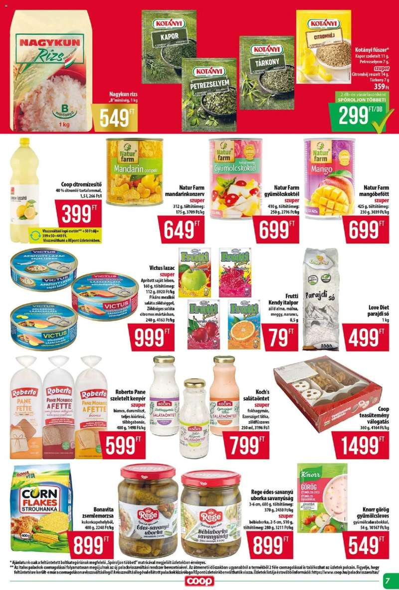 COOP COOP - Abc & Szuper / Tisza 7 oldal