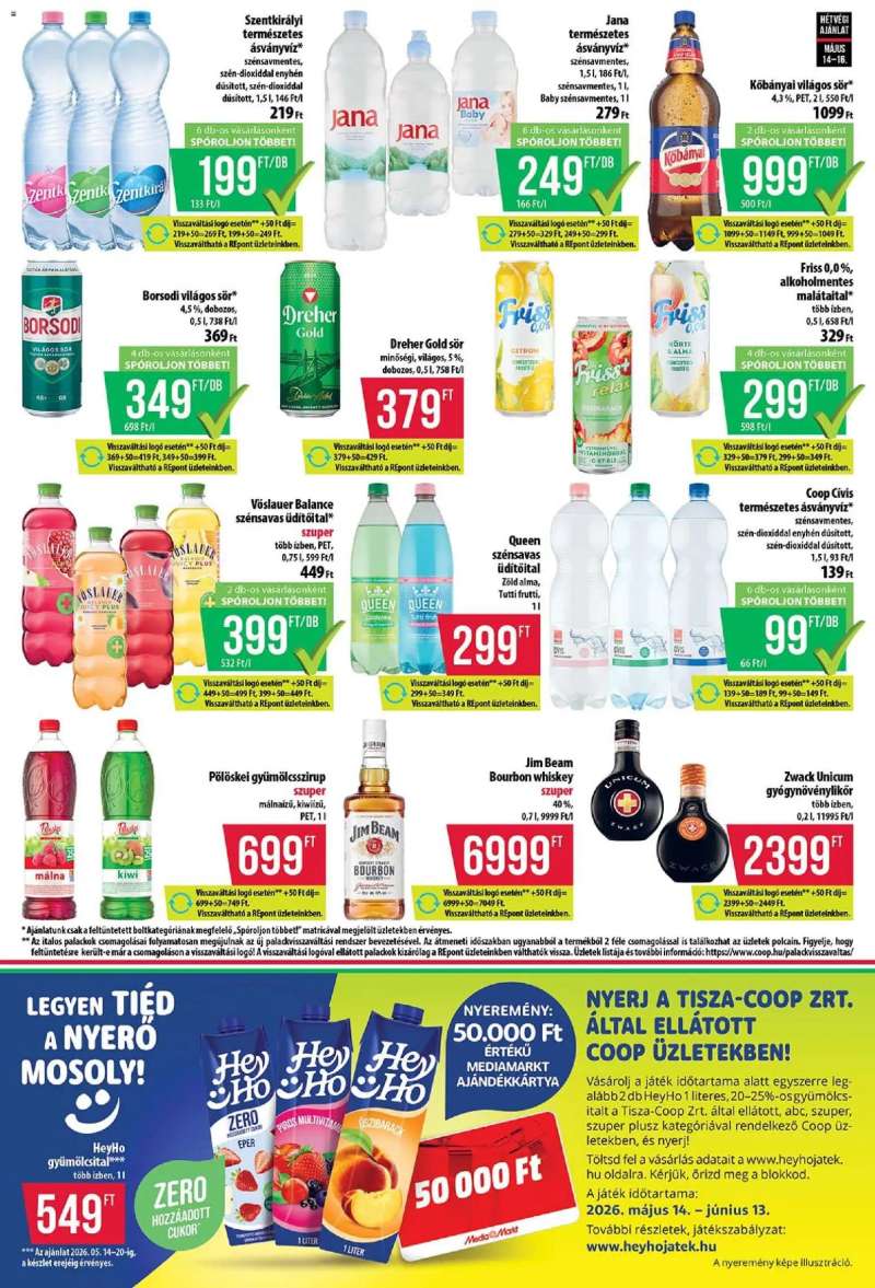 COOP COOP - Abc & Szuper / Tisza 9 oldal