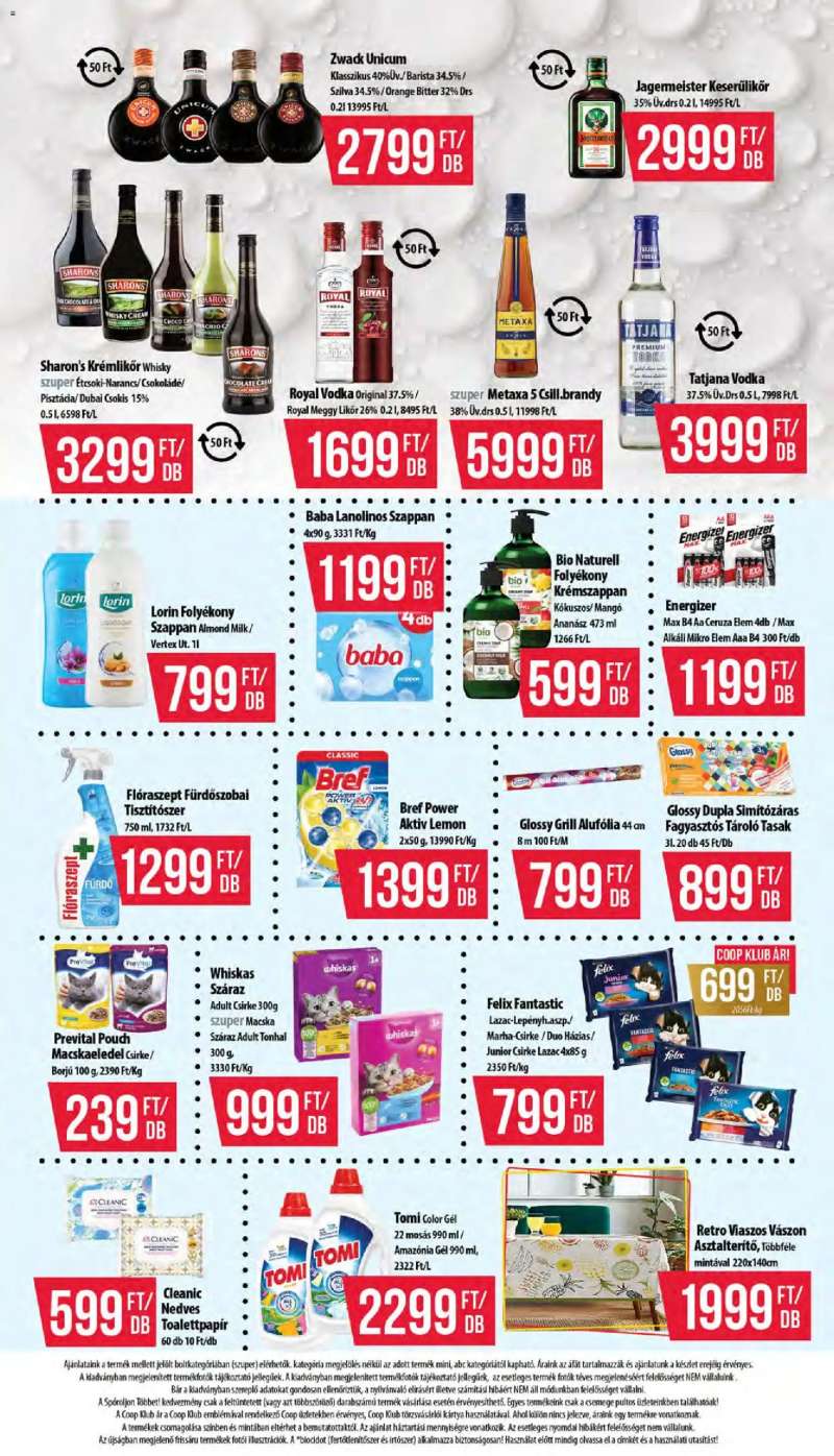 COOP COOP akciós újság 11 oldal
