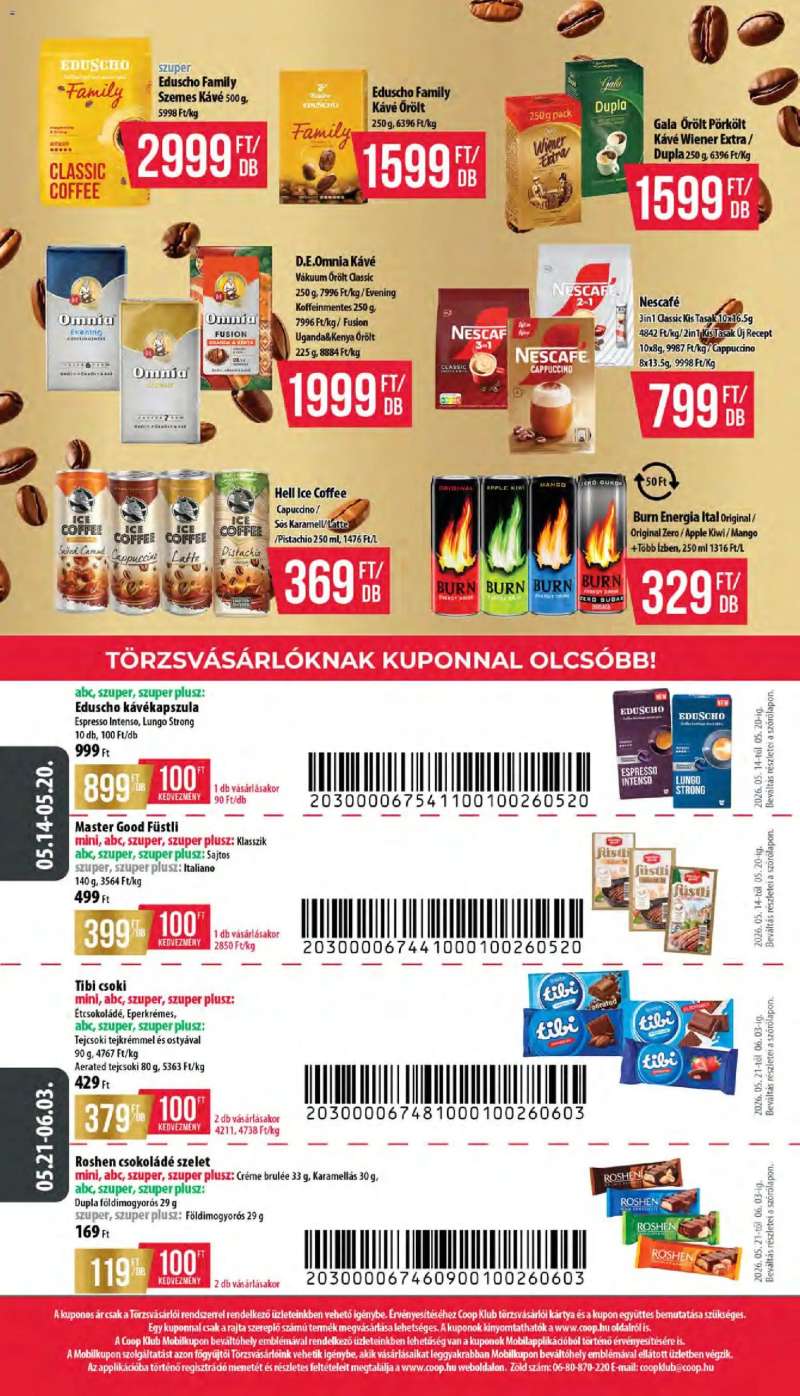 COOP COOP akciós újság 12 oldal