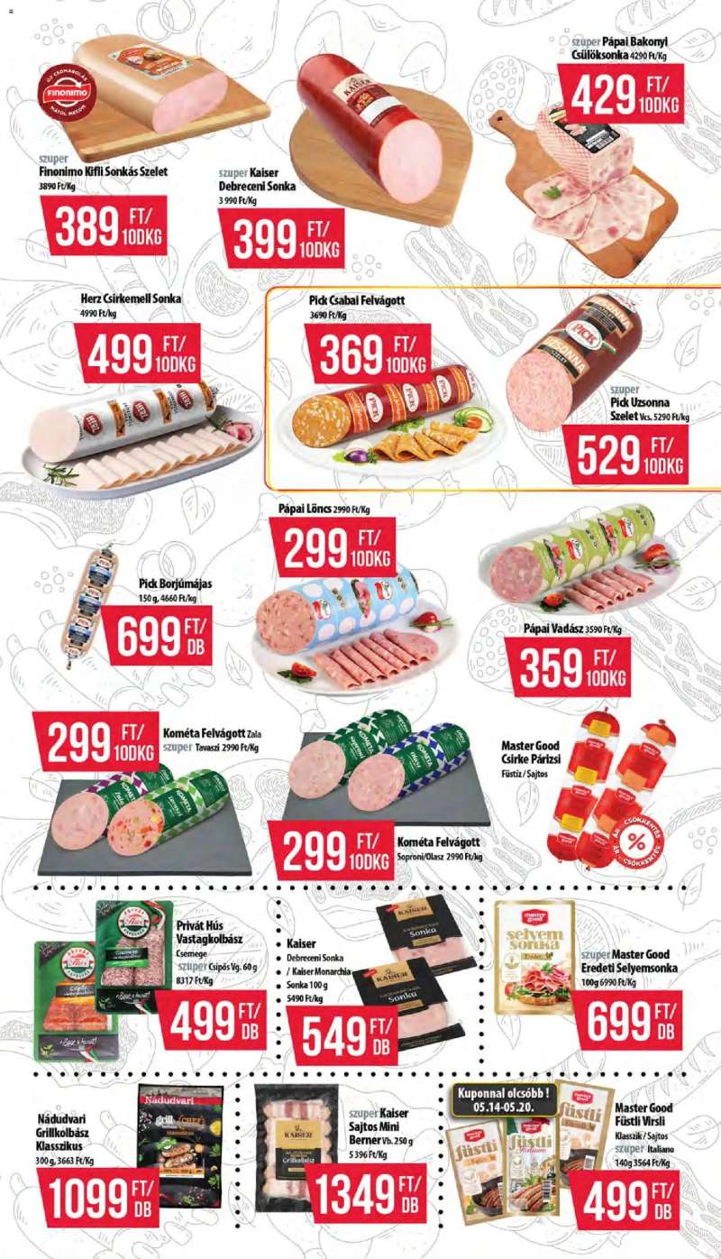 COOP COOP akciós újság 3 oldal