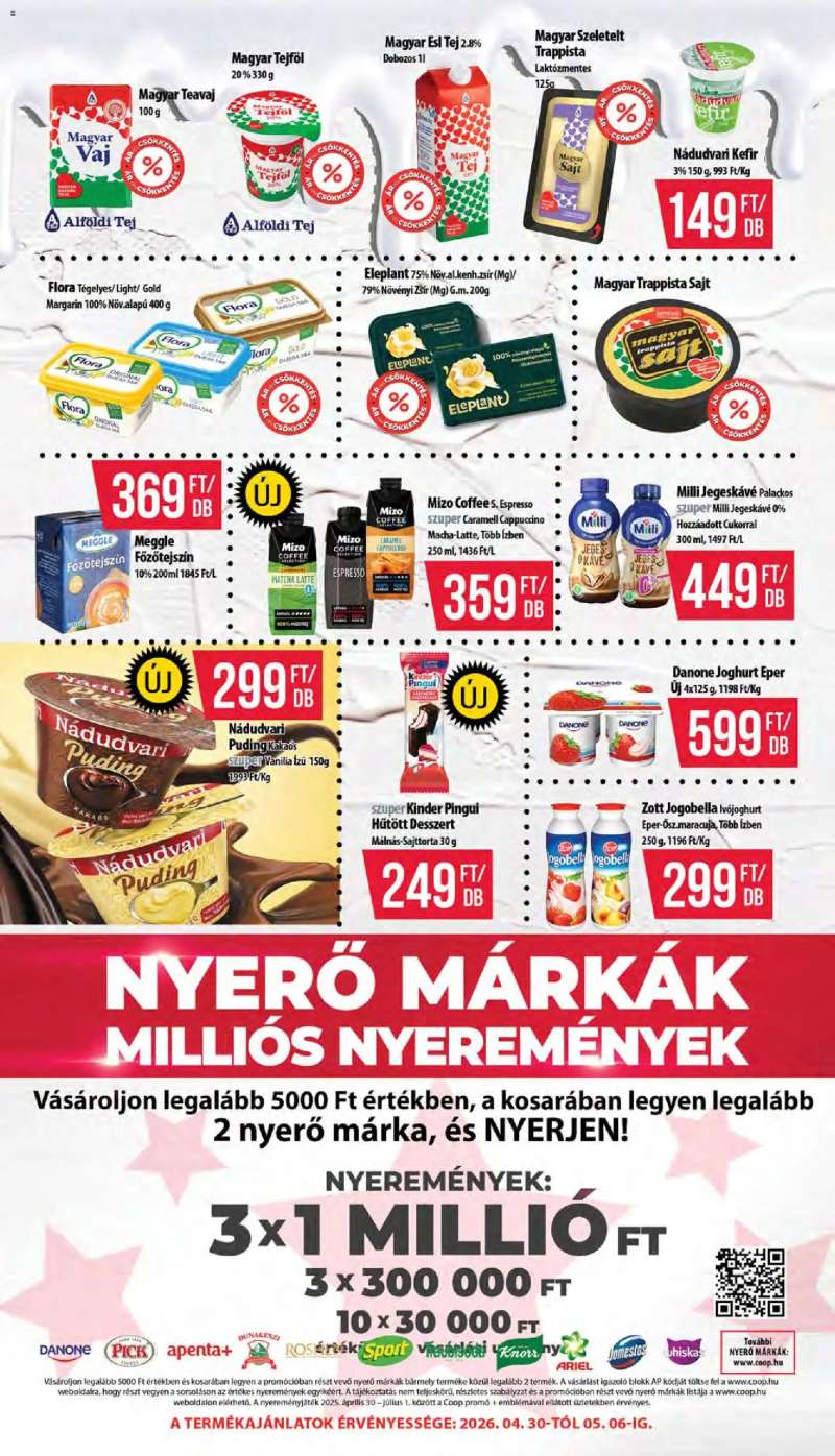 COOP COOP akciós újság 5 oldal