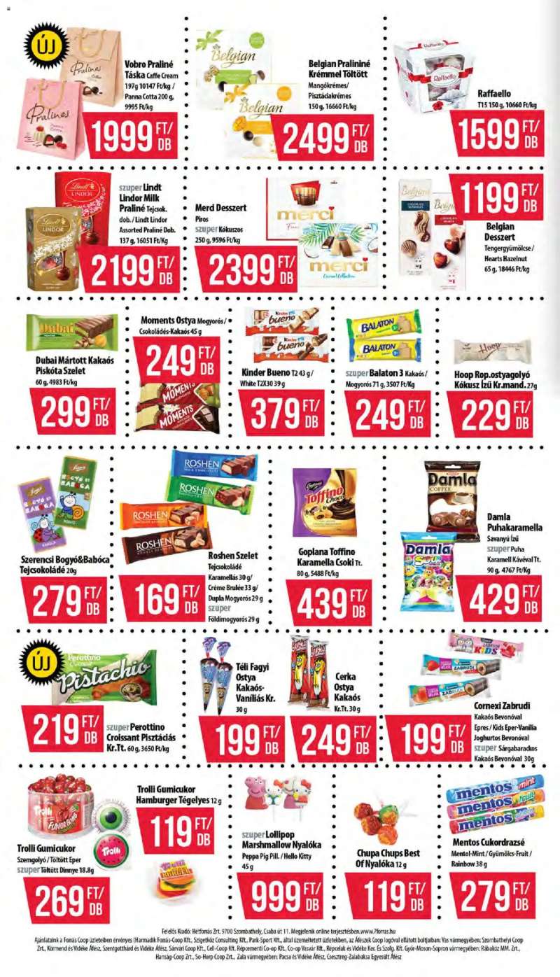 COOP COOP akciós újság 6 oldal