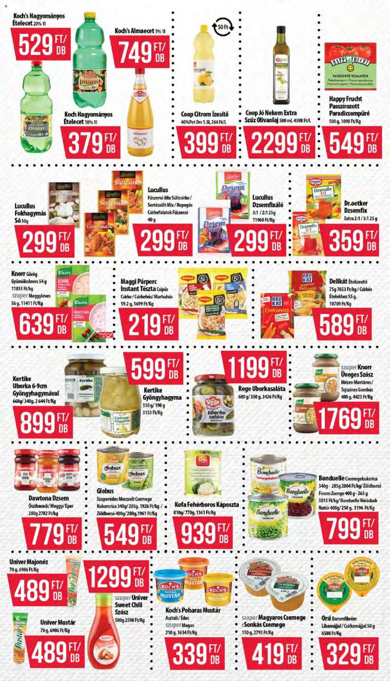 COOP COOP akciós újság 8 oldal