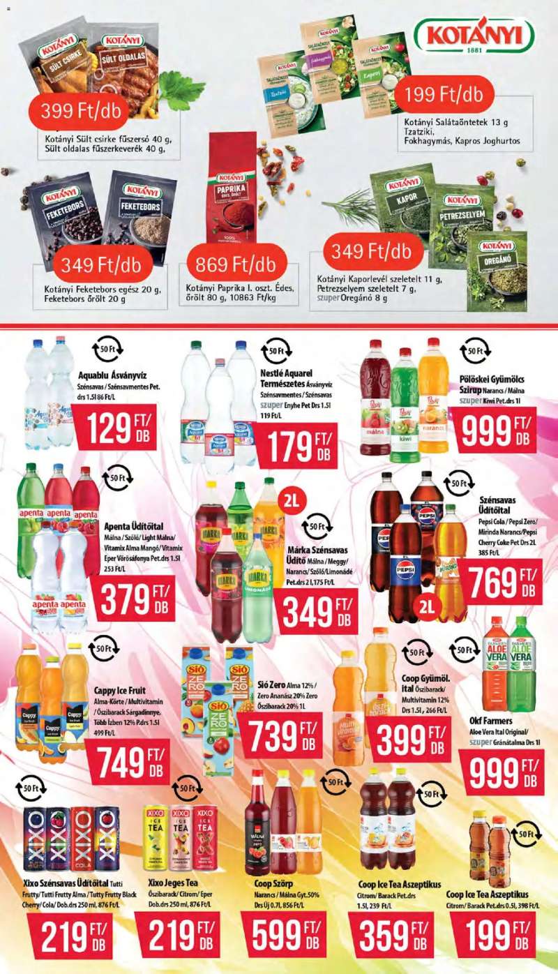 COOP COOP akciós újság 9 oldal
