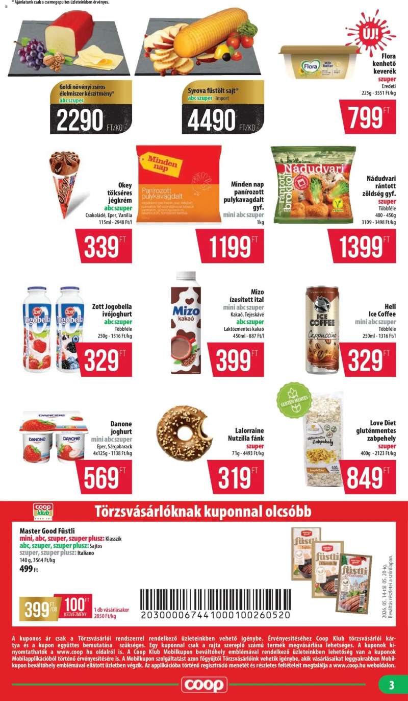 COOP COOP - Mini & Abc & Szuper / Mecsek 3 oldal