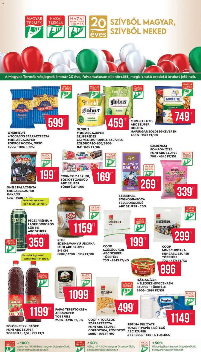 COOP COOP - Mini & Abc & Szuper / Mecsek 8 oldal
