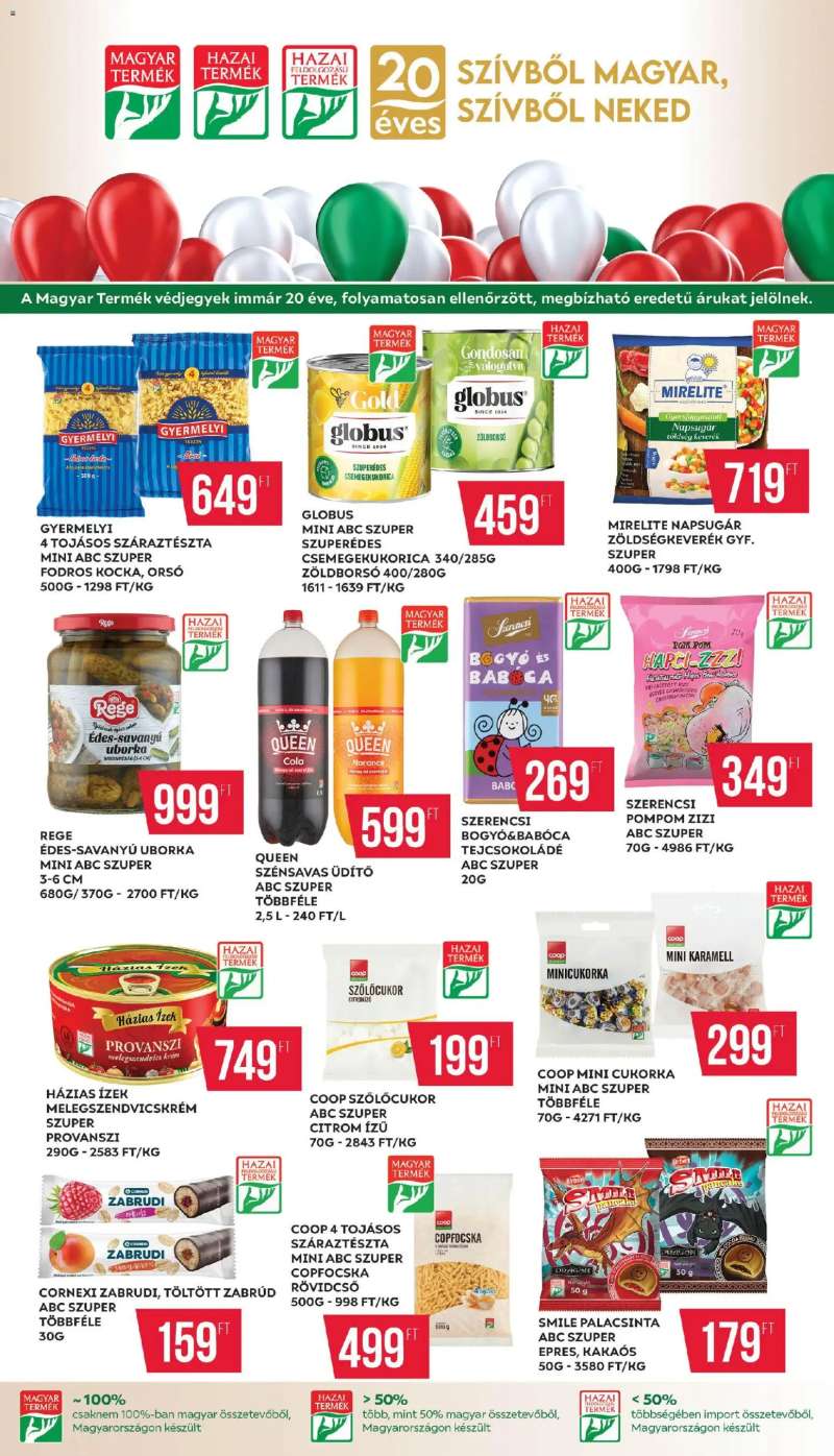 COOP COOP - Mini & Abc & Szuper / Nyírzem 7 oldal