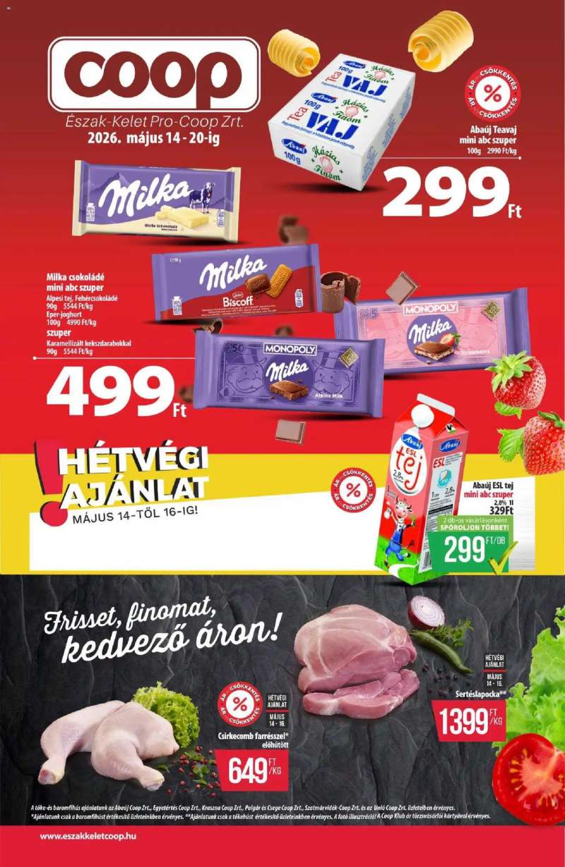 COOP COOP - Újság Észak Kelet Pro-Coop Zrt 1 oldal