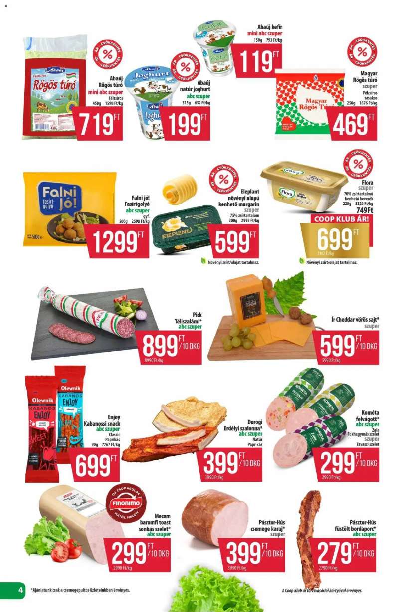 COOP COOP - Újság Észak Kelet Pro-Coop Zrt 4 oldal