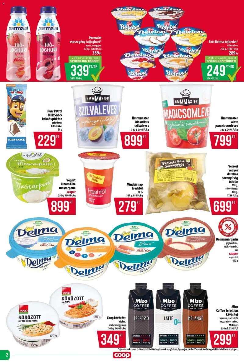 COOP COOP - Abc & Szuper / Tisza 2 oldal