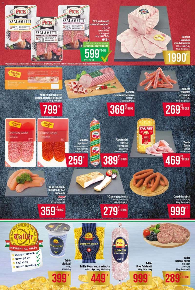 COOP COOP - Abc & Szuper / Tisza 4 oldal