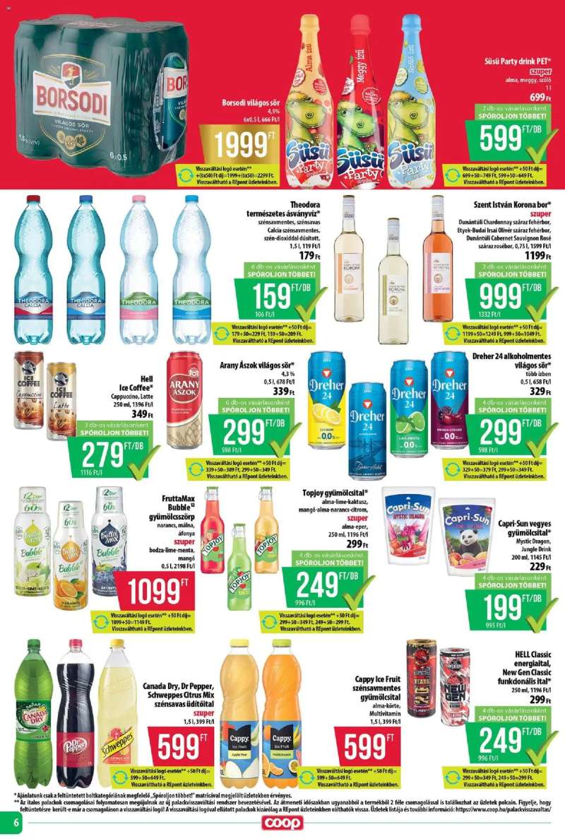COOP COOP - Abc & Szuper / Tisza 6 oldal