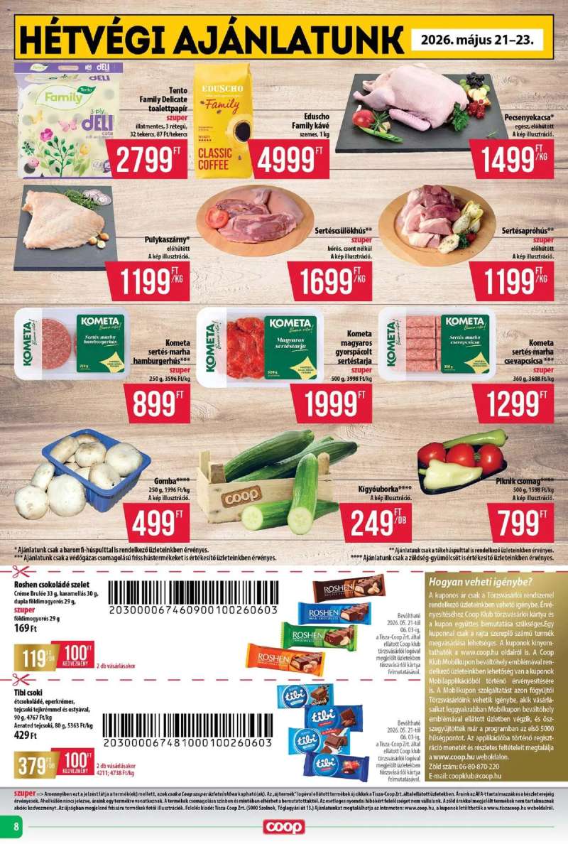 COOP COOP - Abc & Szuper / Tisza 8 oldal