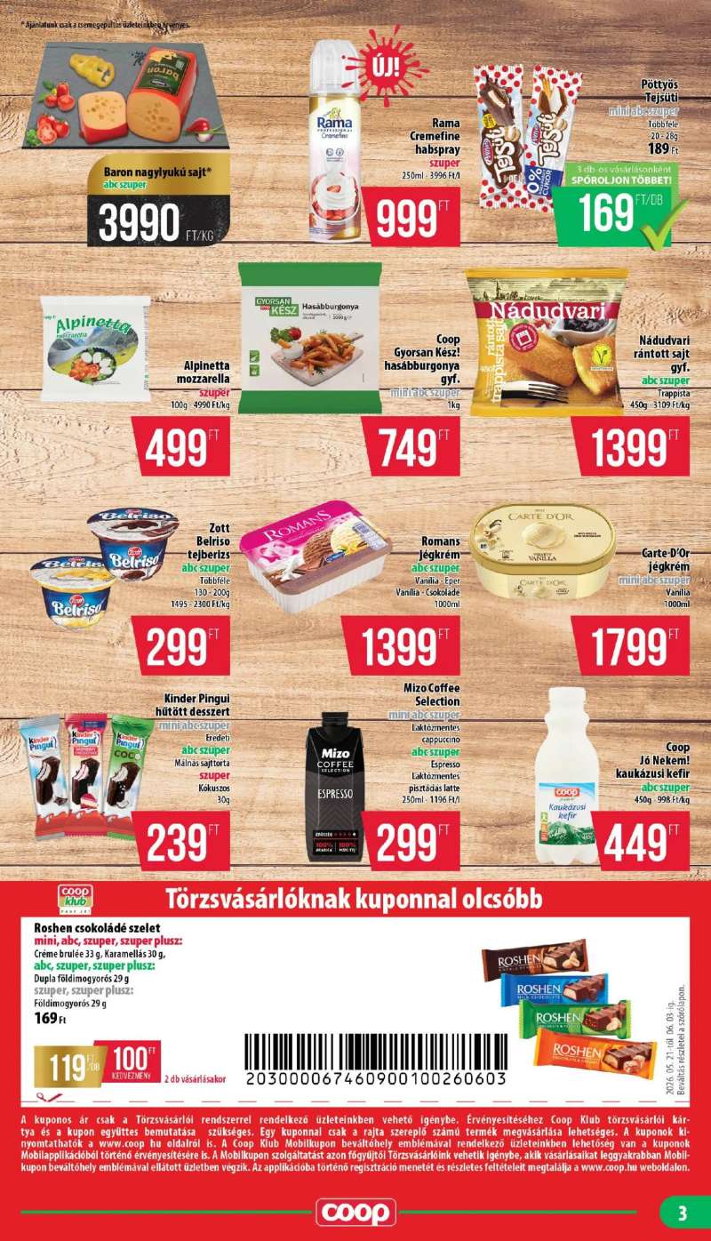COOP COOP - Mini & Abc & Szuper / Mecsek 3 oldal