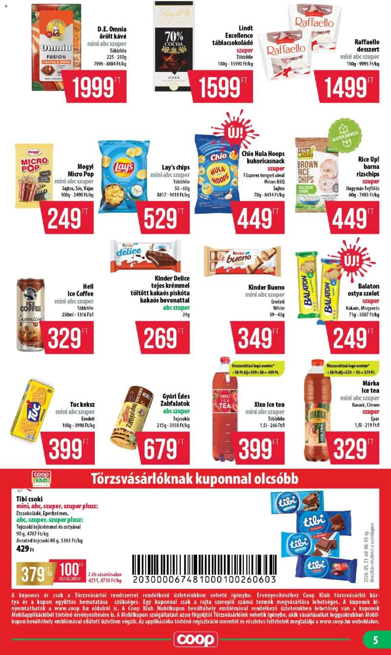 COOP COOP - Mini & Abc & Szuper / Mecsek 5 oldal