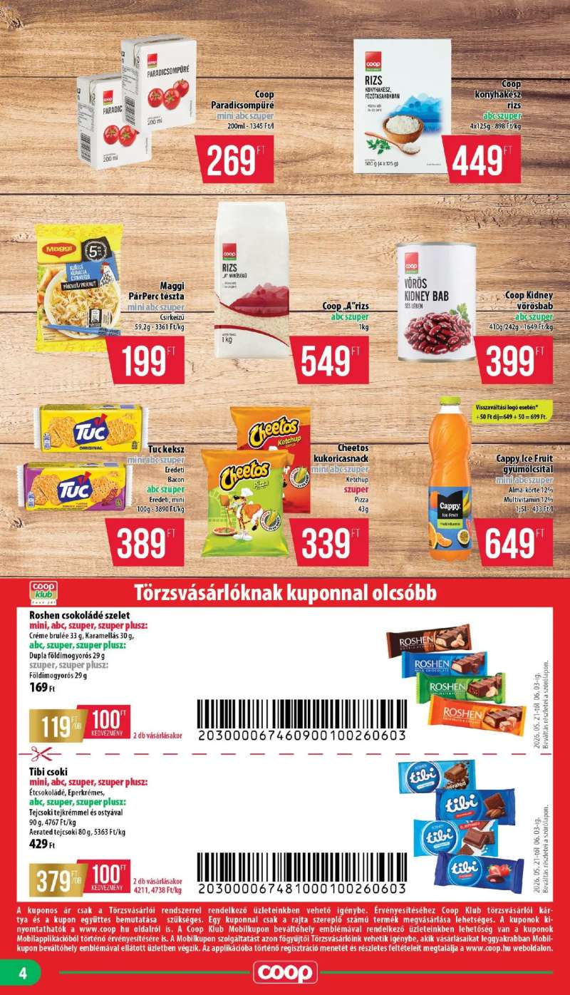 COOP COOP - Mini & Abc & Szuper / Nyírzem 4 oldal