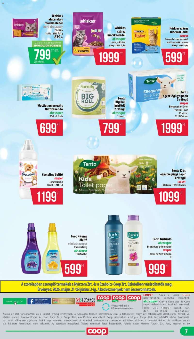 COOP COOP - Mini & Abc & Szuper / Nyírzem 7 oldal