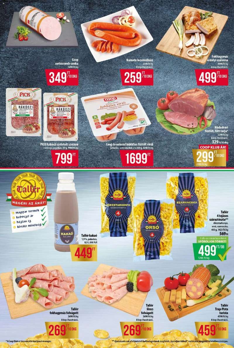 COOP COOP - Abc & Szuper / Tisza 4 oldal
