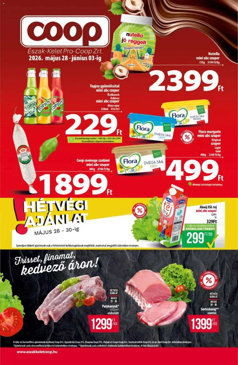 COOP COOP - Újság Észak Kelet Pro-Coop Zrt 1 oldal