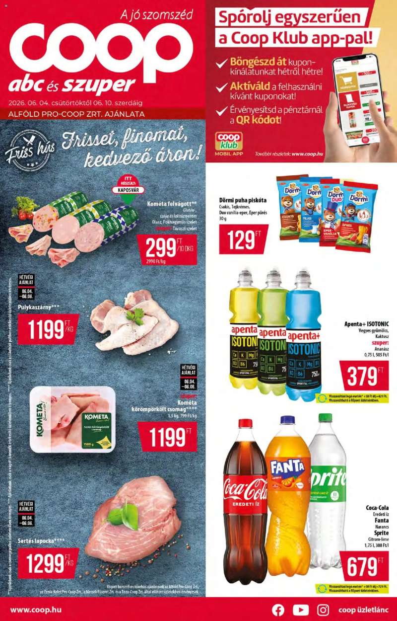 COOP COOP - Abc & szuper / Alföld Pro-Coop Zrt. 1 oldal