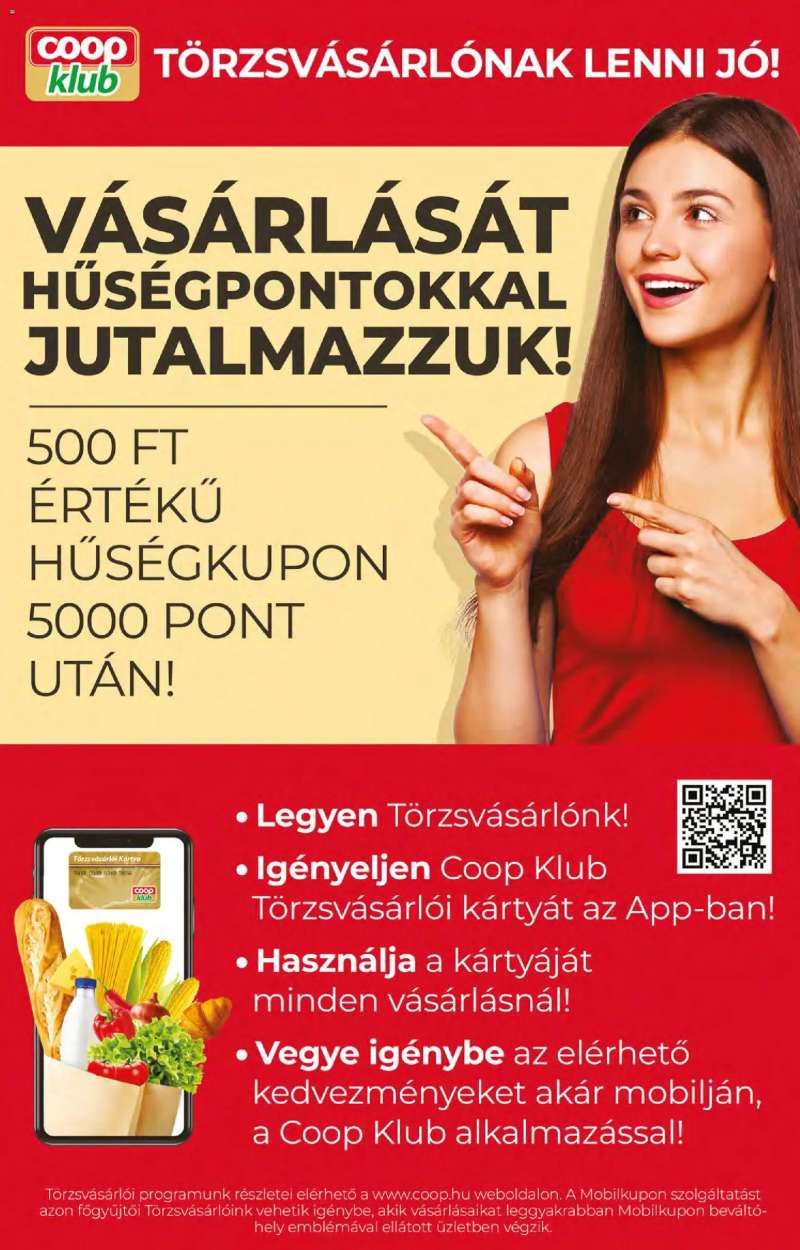 COOP COOP akciós újság 3 oldal