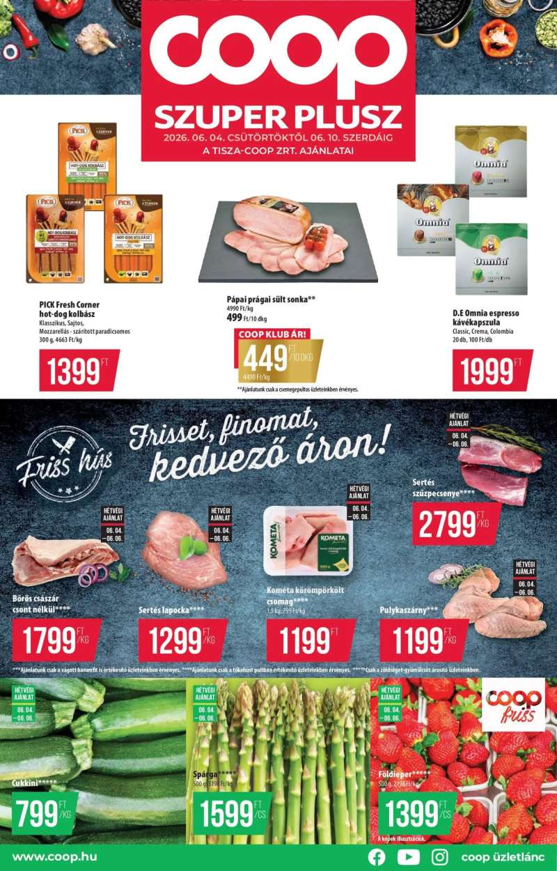 COOP COOP - Szuper Plusz / Tisza 1 oldal
