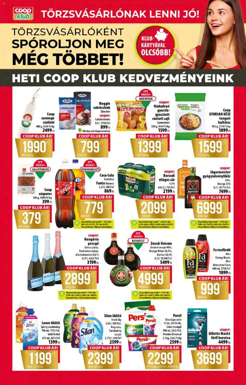 COOP COOP akciós újság 9 oldal