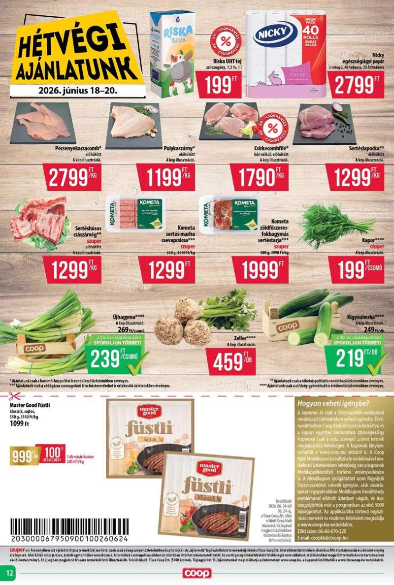 COOP COOP - Abc & Szuper / Tisza 12 oldal