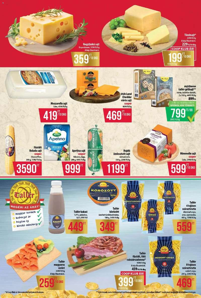 COOP COOP - Abc & Szuper / Tisza 3 oldal