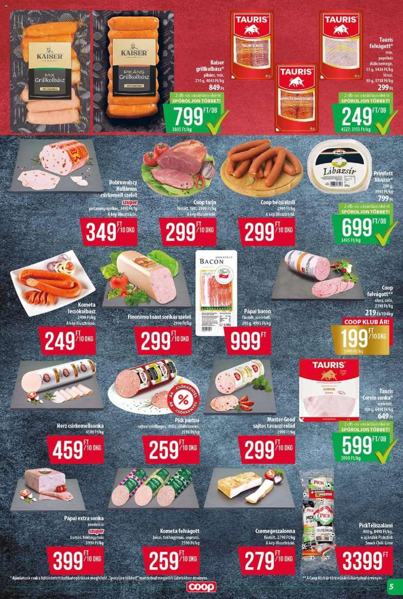 COOP COOP - Abc & Szuper / Tisza 5 oldal