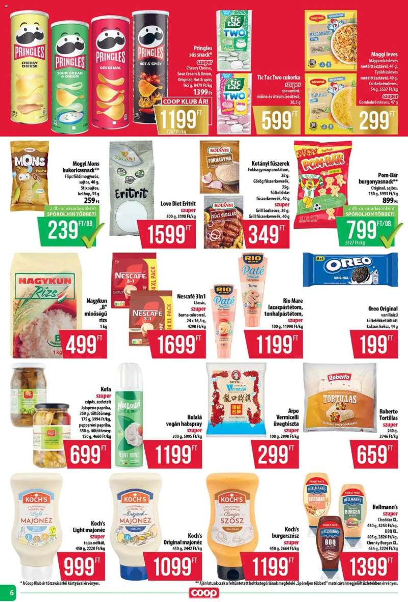 COOP COOP - Abc & Szuper / Tisza 6 oldal