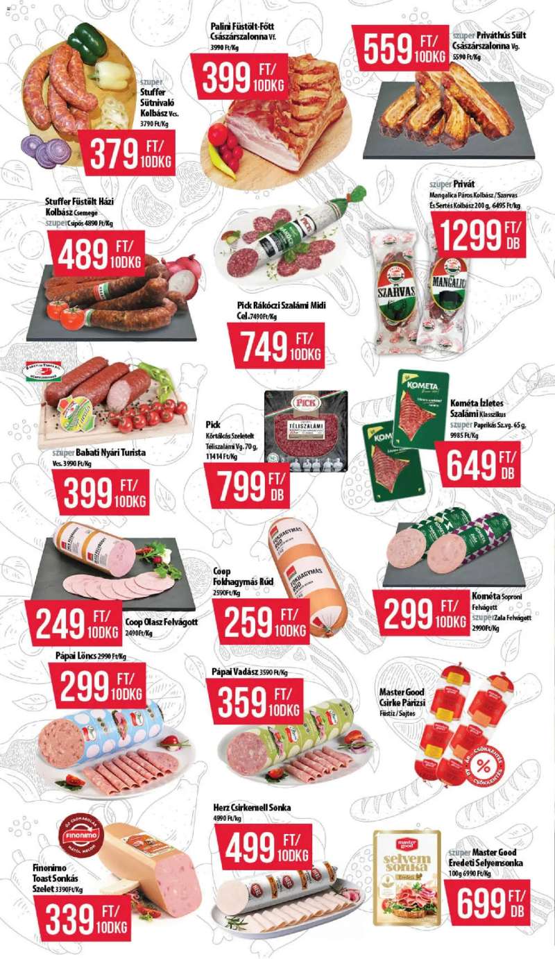 COOP COOP akciós újság 2 oldal