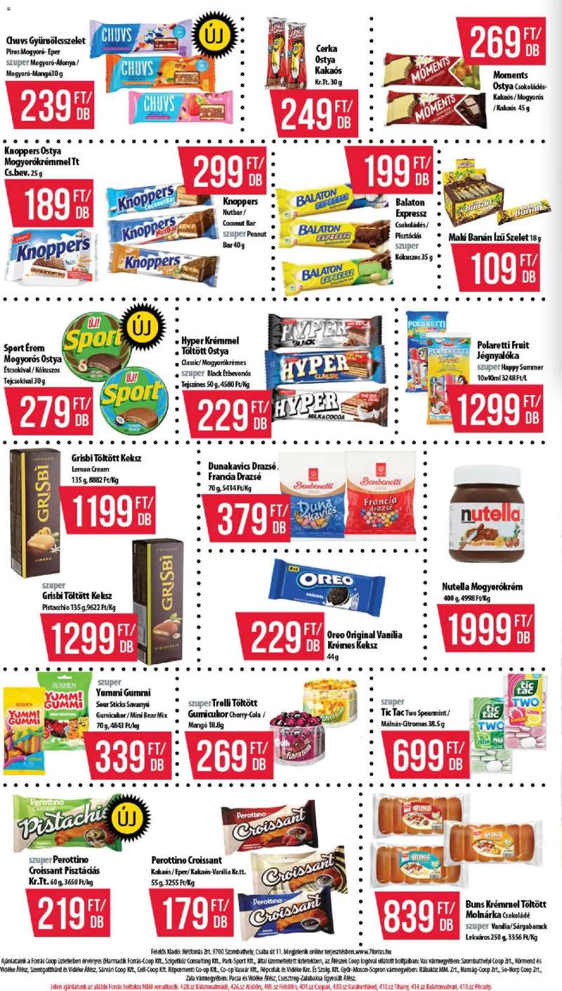 COOP COOP akciós újság 6 oldal