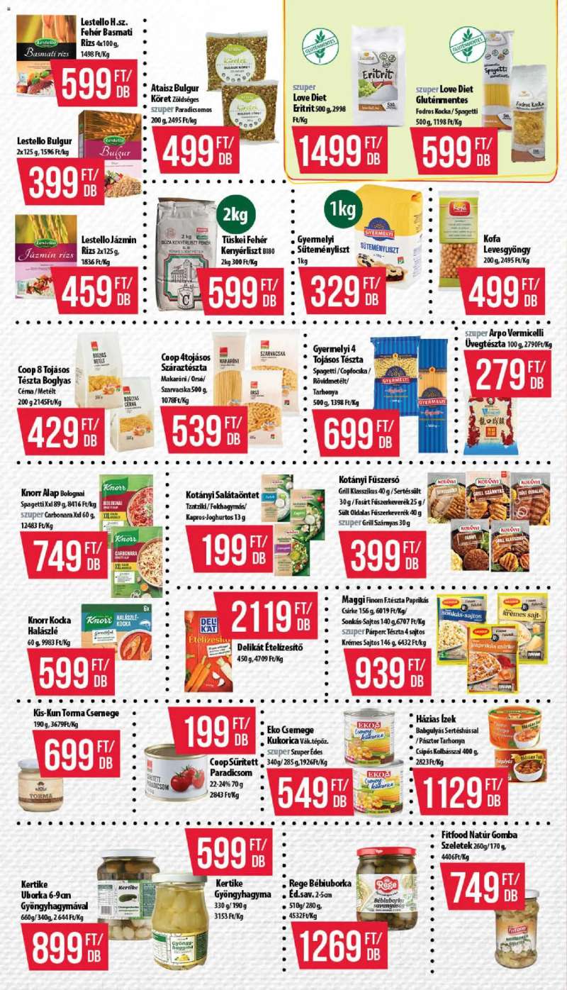COOP COOP akciós újság 8 oldal