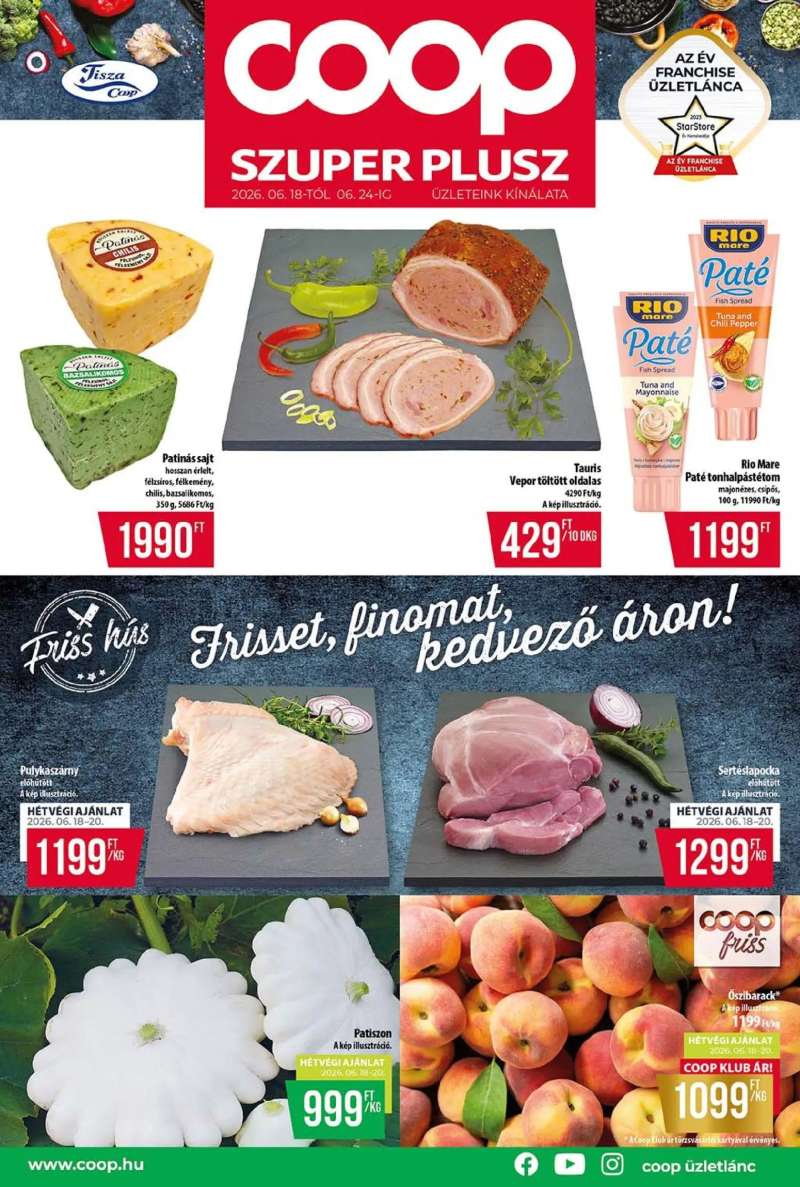 COOP COOP - Szuper Plusz / Tisza 1 oldal