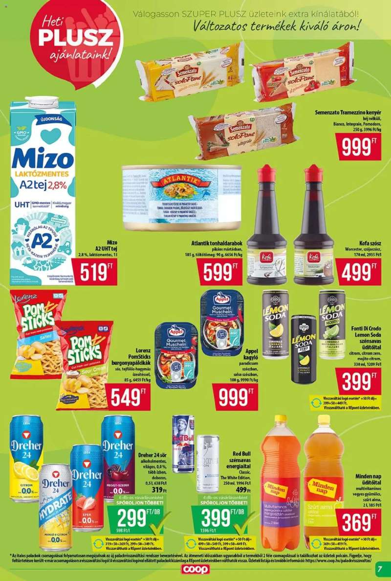COOP COOP - Szuper Plusz / Tisza 7 oldal