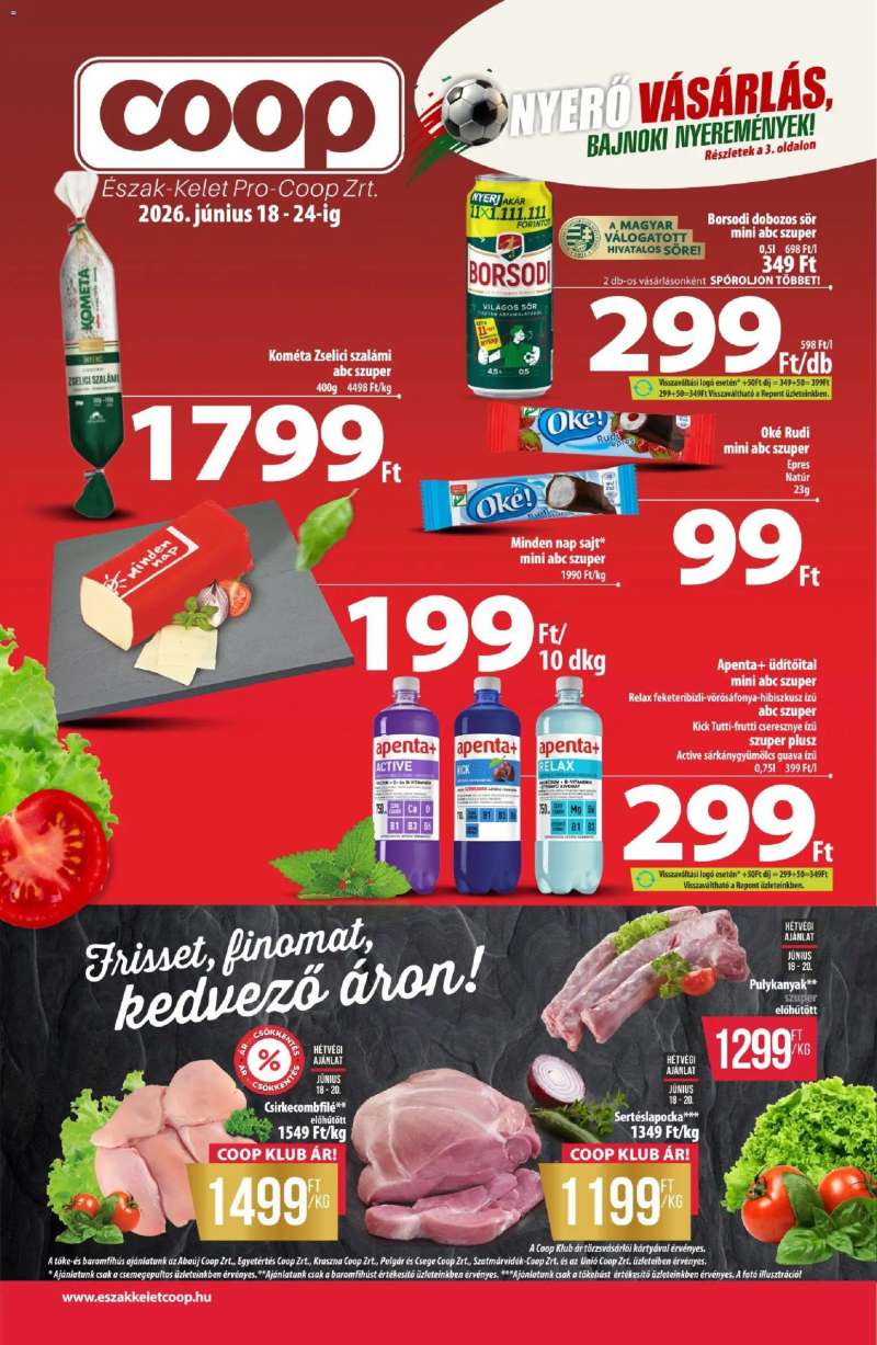 COOP COOP - Újság Észak Kelet Pro-Coop Zrt 1 oldal