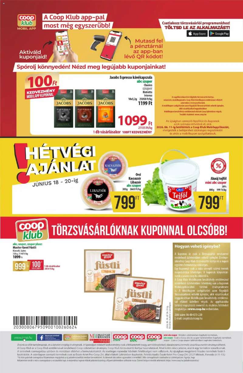 COOP COOP - Újság Észak Kelet Pro-Coop Zrt 12 oldal