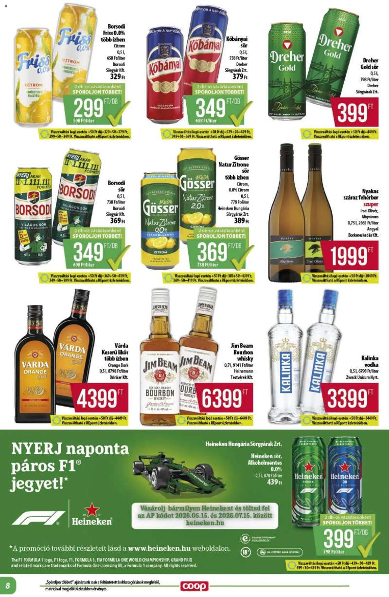 COOP COOP - Abc & szuper / Alföld Pro-Coop Zrt. 8 oldal