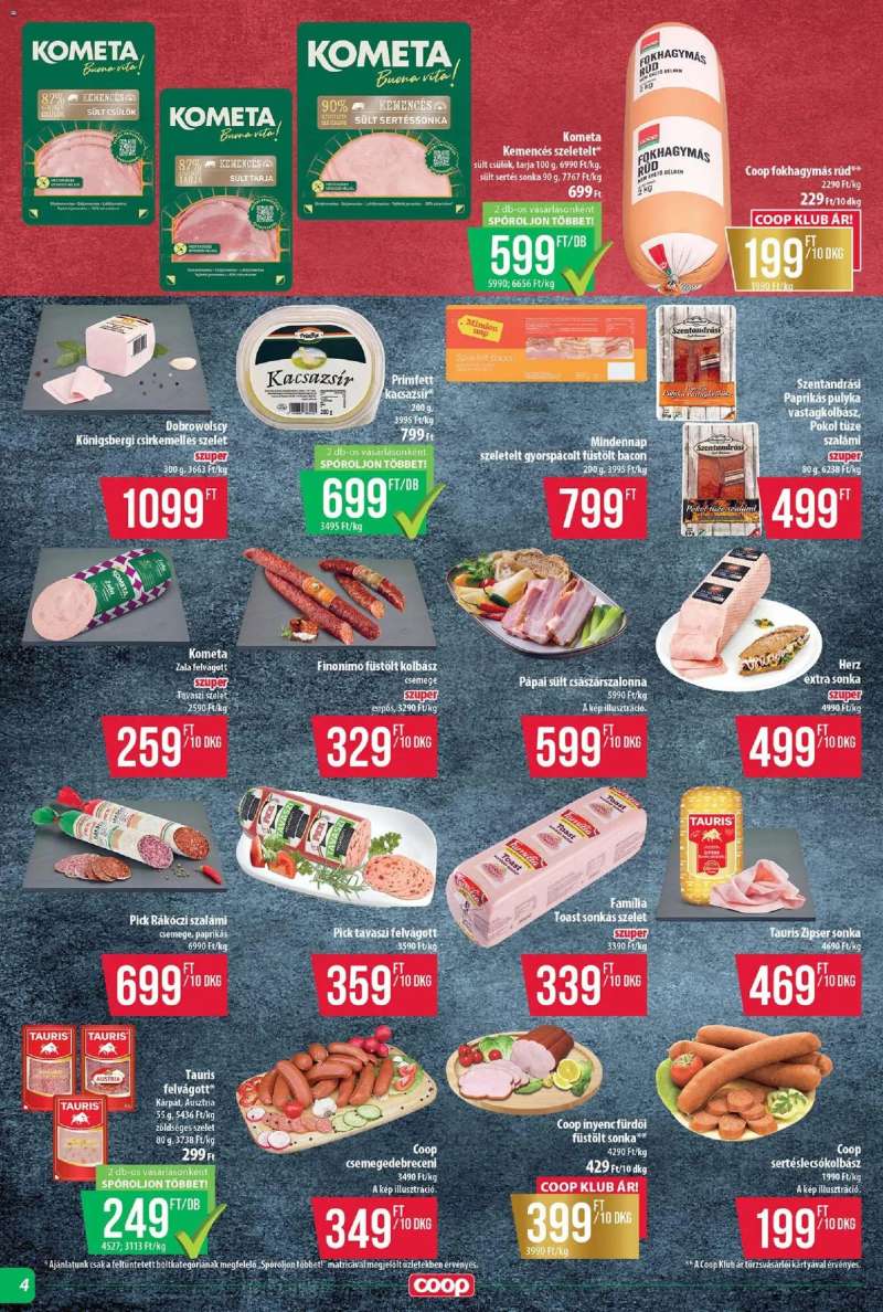 COOP COOP - Abc & Szuper / Tisza 4 oldal