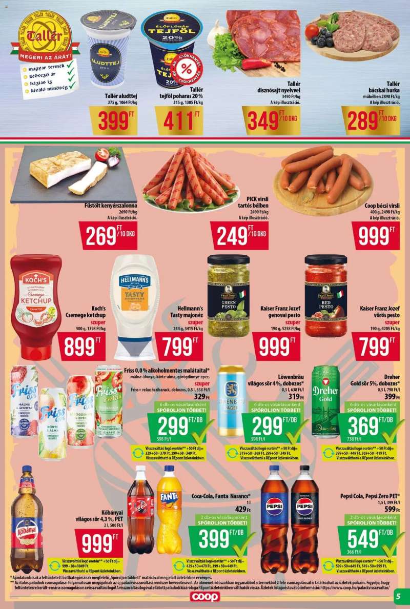 COOP COOP - Abc & Szuper / Tisza 5 oldal