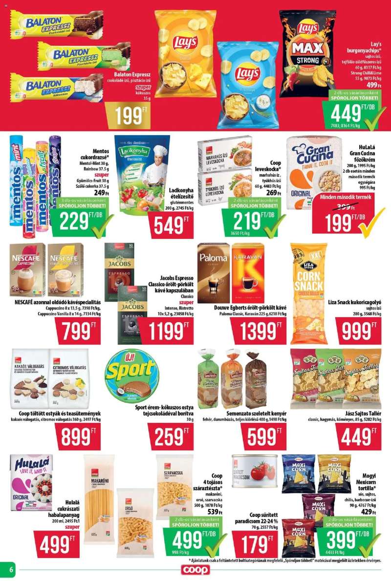 COOP COOP - Abc & Szuper / Tisza 6 oldal